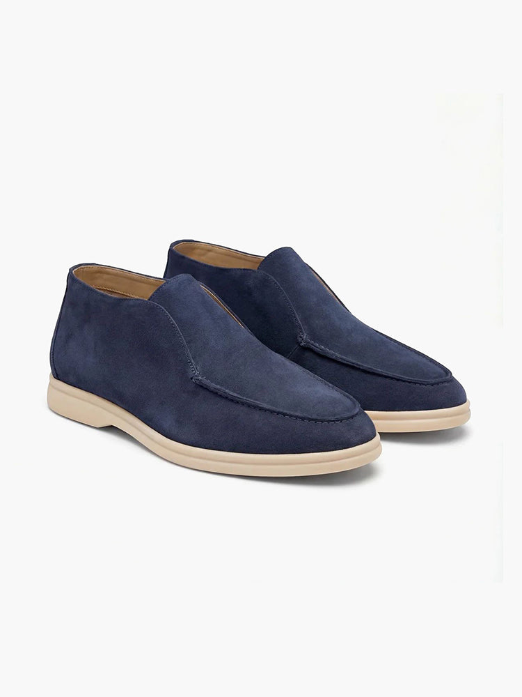 Old Money High Suede Loafers