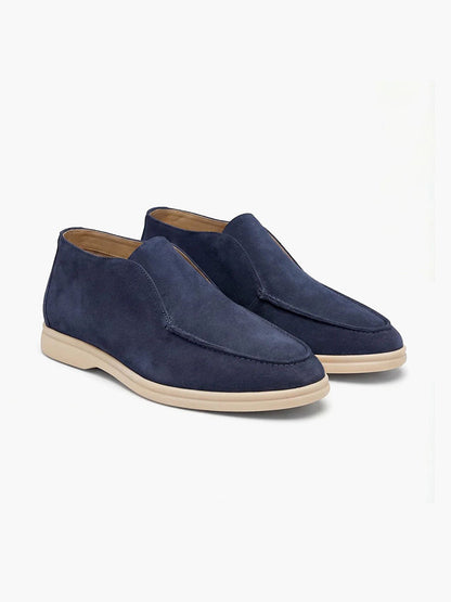 Old Money High Suede Loafers