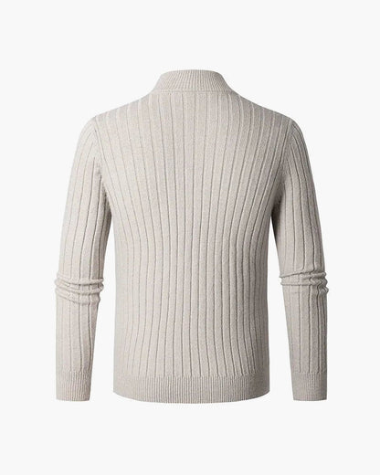 ZERMATT High Collar Half Zip Sweater